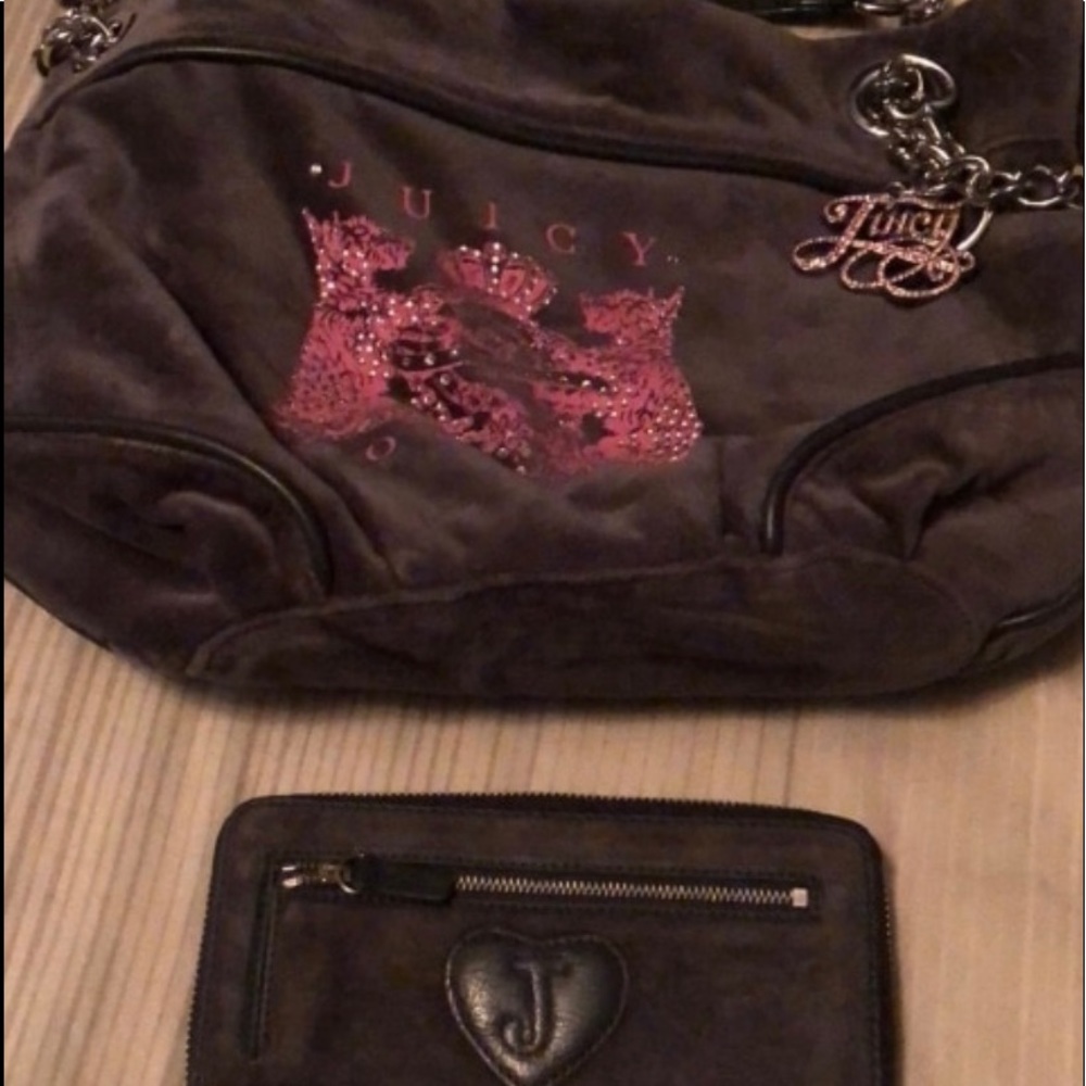 Juicy Couture bag with matching wallet